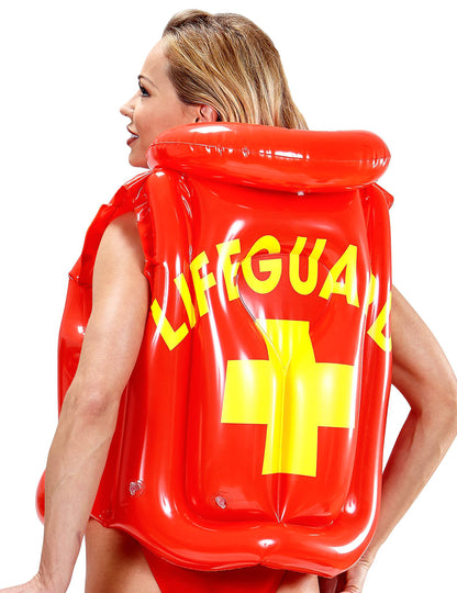Vue de dos du gilet de sauvetage gonflable Lifeguard