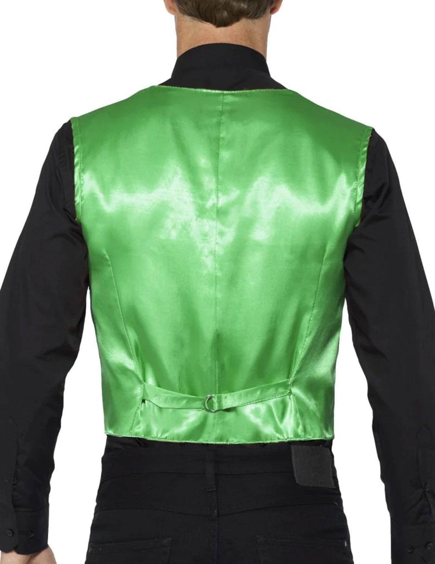 Vue de dos du gilet à sequins pour adulte