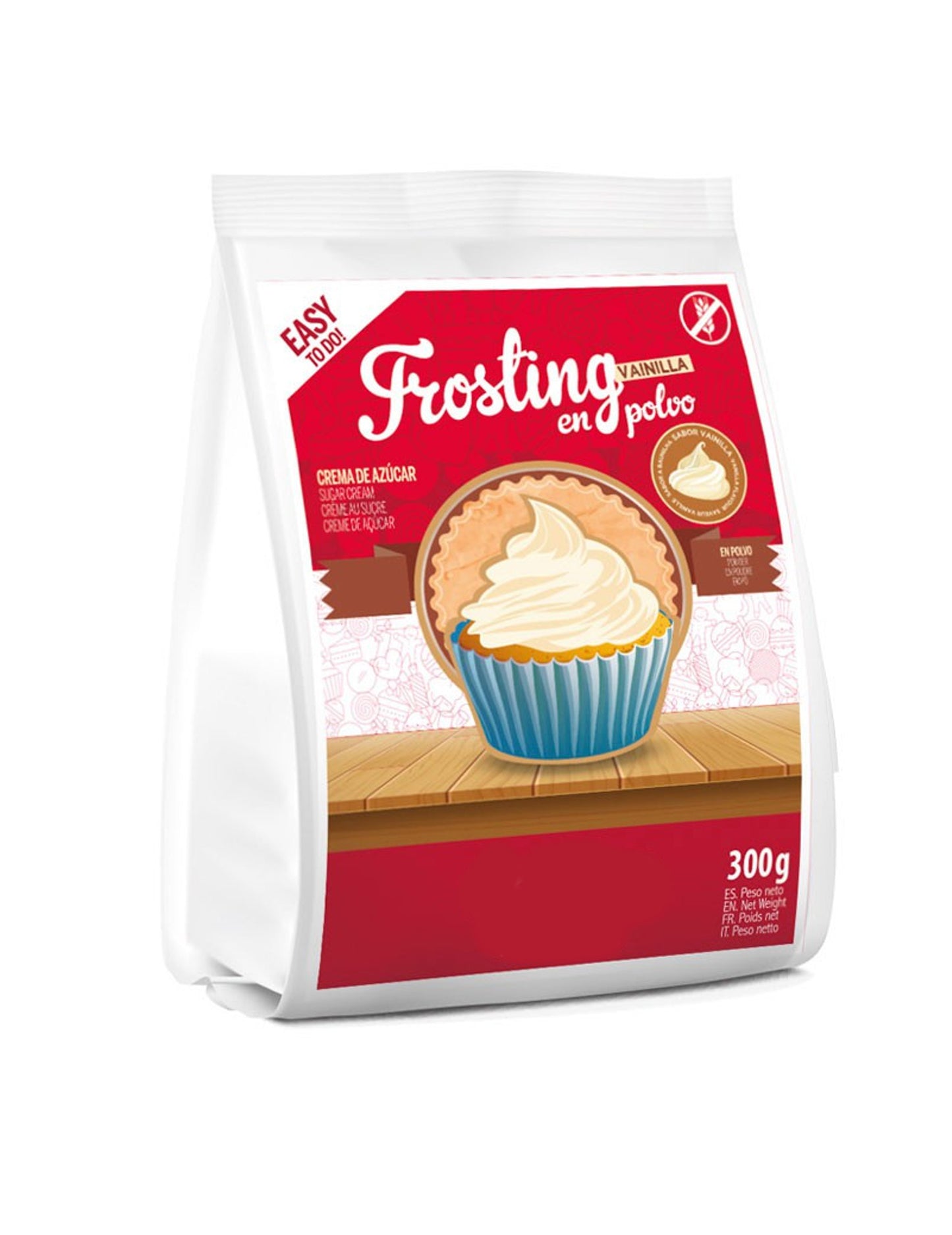 Vanilková prášková poleva 300 g na dorty