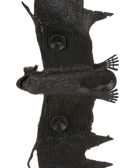 Détail des ventouses de fixation de la chauve-souris à suspendre Halloween