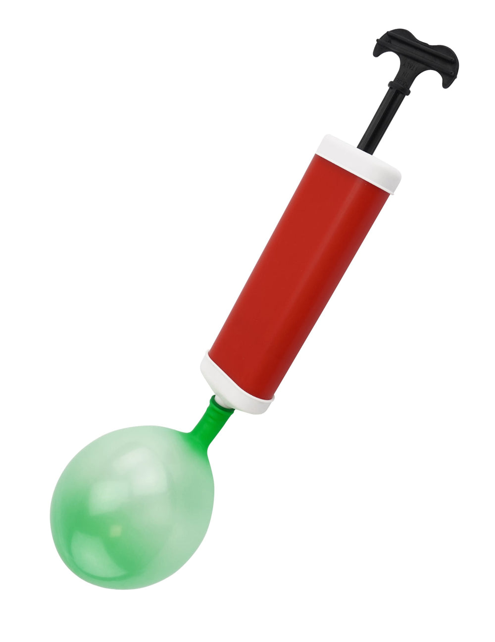 Démonstration du gonflage d'un ballon avec la pompe à ballons pour fête