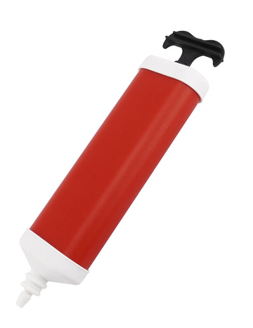 Pompe à ballons pour fête rouge et blanche