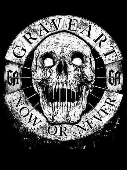 Dámské černé tričko s lebkou 