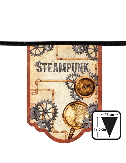 Garland 11 Pnants in Steampunk 4 m Steampunk