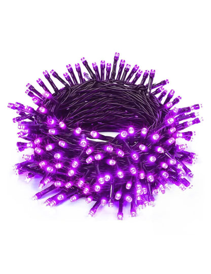 Světelný řetěz 200 LED fialový 20M