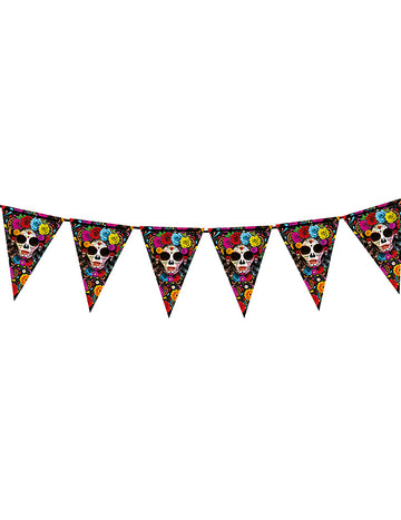 Cartina Den mrtvých Vlajka Girlanda