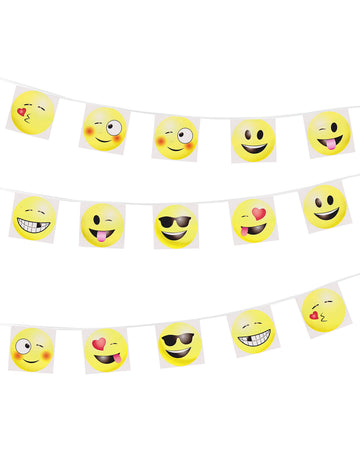 Girlanda s emotikony Imoji 8m