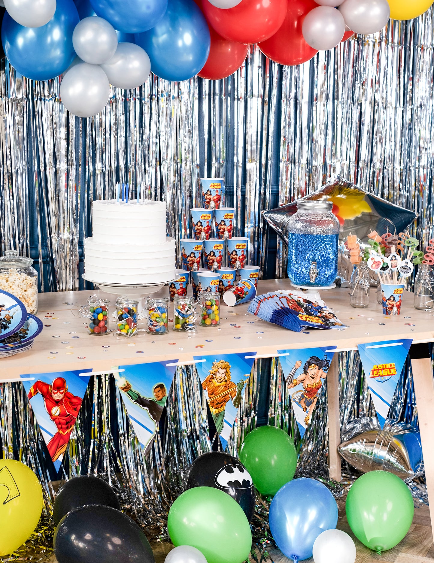 Liga spravedlnosti 2m Pennant Garland