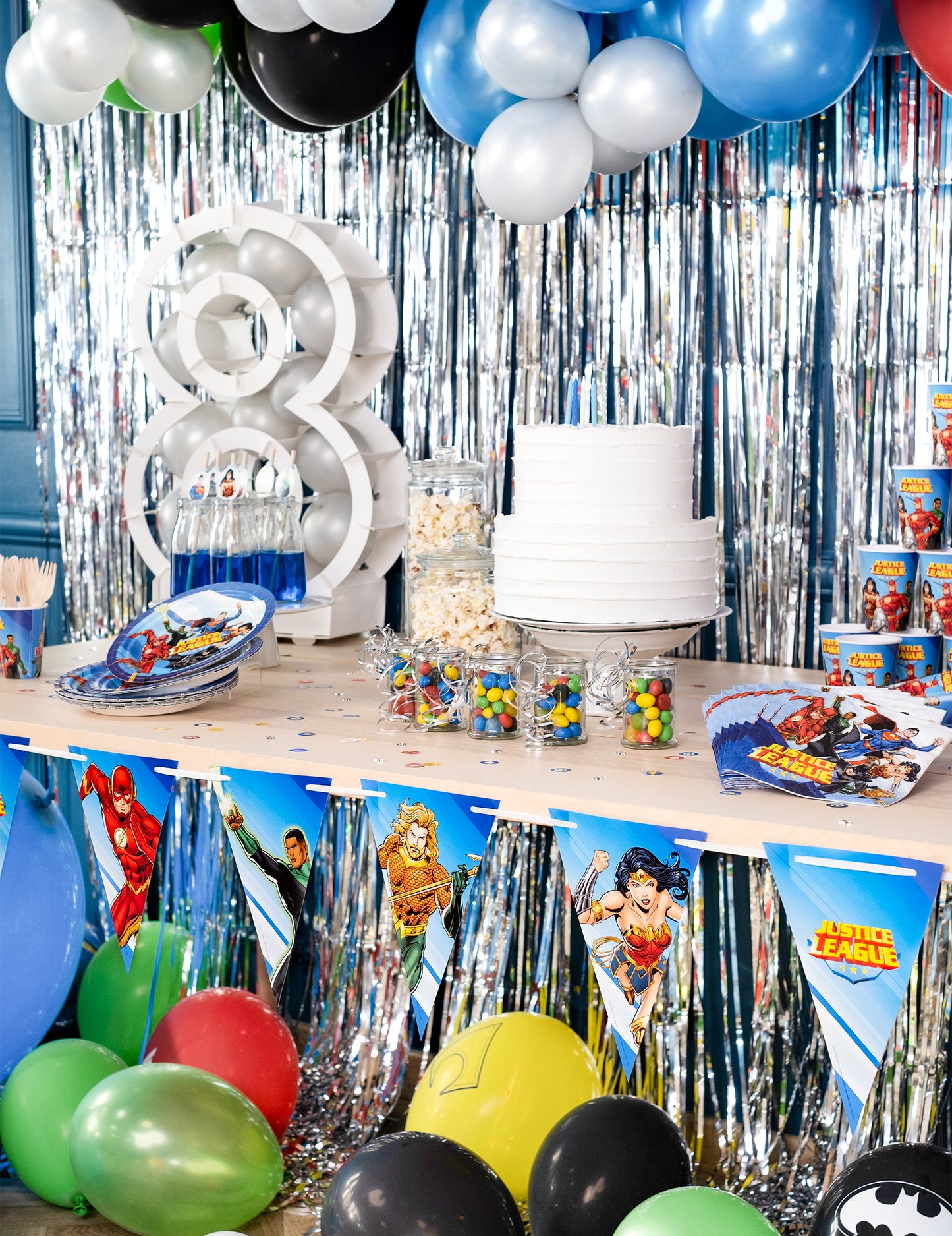 Liga spravedlnosti 2m Pennant Garland