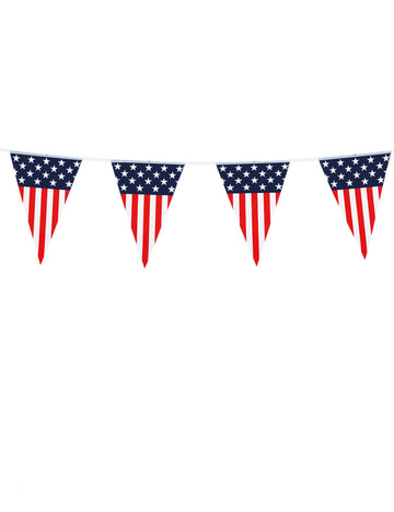 Věnec z vlajky USA 6m