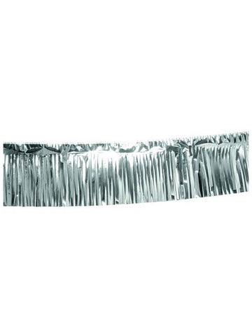 6m stříbrná třásňová girlanda