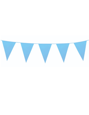 Girlanda s malými modrými praporky 3 m 