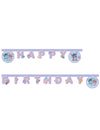 Kloubová girlanda Happy Birthday Angel a Stitch fialová