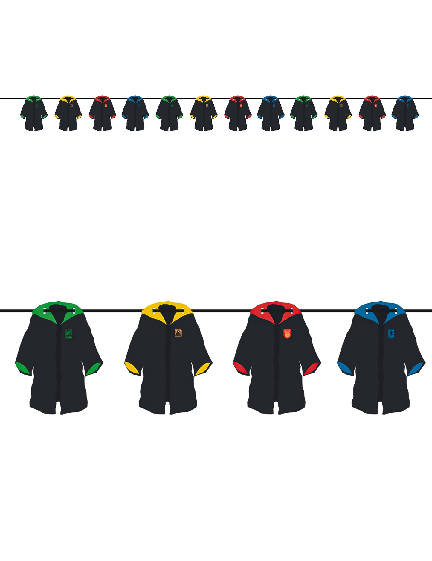 Girlanda Erby kolejí Harry Potter™ 3,6 m