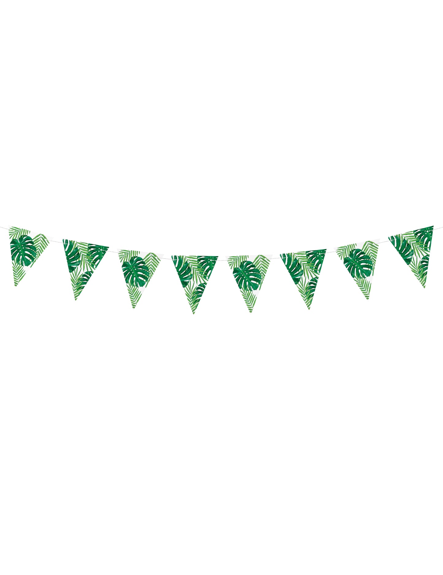 Karton Pennant Garland Tropické listy 15 cm x 1,3 m