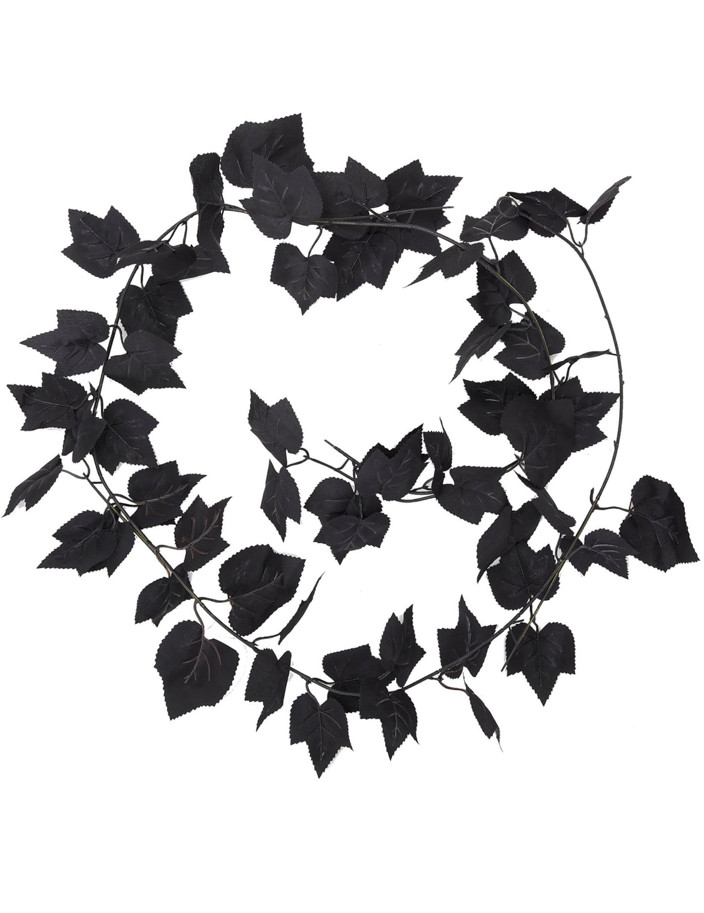 Girlanda z černých javorových listů 1,8m Halloweenská dekorace