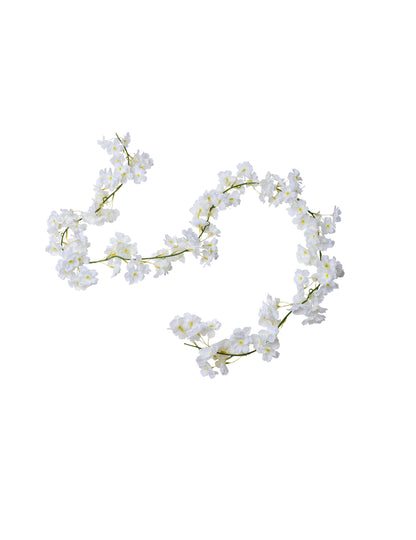 Věnec z bílých třešňových květů 1,80 m na svatbu