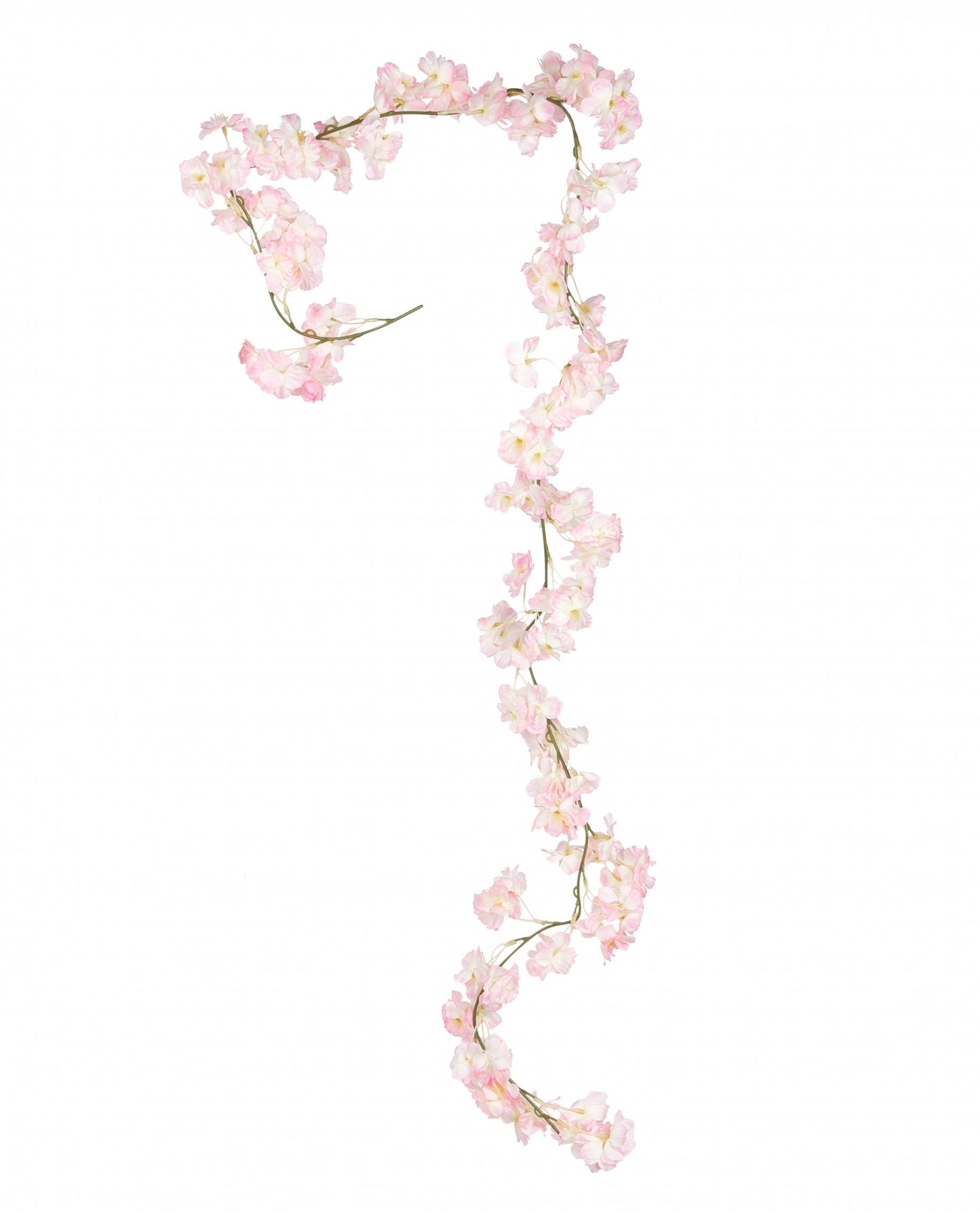 Věnec z růžových třešňových květů 1,80 m svatební dekorace