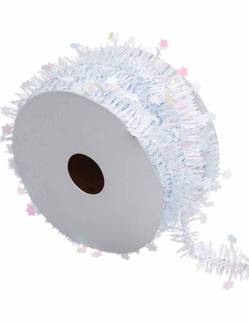 Věnec z jedle bílé hvězdice 3 m jemný a duhový