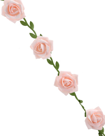 Růžová girlanda 120 cm svatební výzdoba