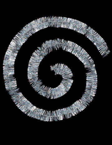 2 m věnec ze stříbrné jedle na Vánoce