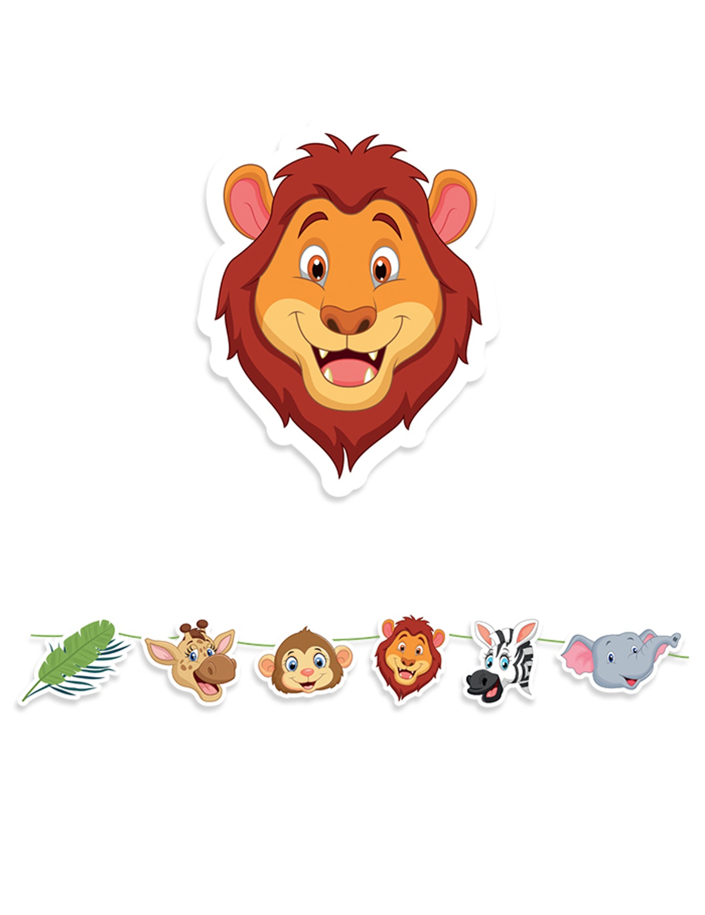 Věnec ze savanového kartonu 400 x 25 cm