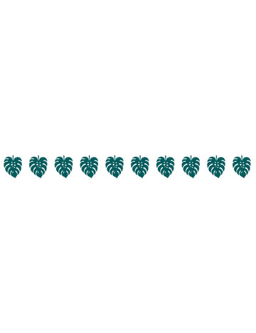 Elegantní tropická kartonová girlanda 200 x 15 cm