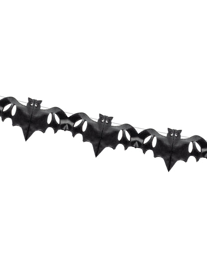 Aperçu de l'enchaînement des motifs de la guirlande en papier chauve-souris