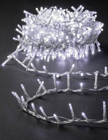 Venkovní girlanda studeně bílá 500 LED 12,5 m 