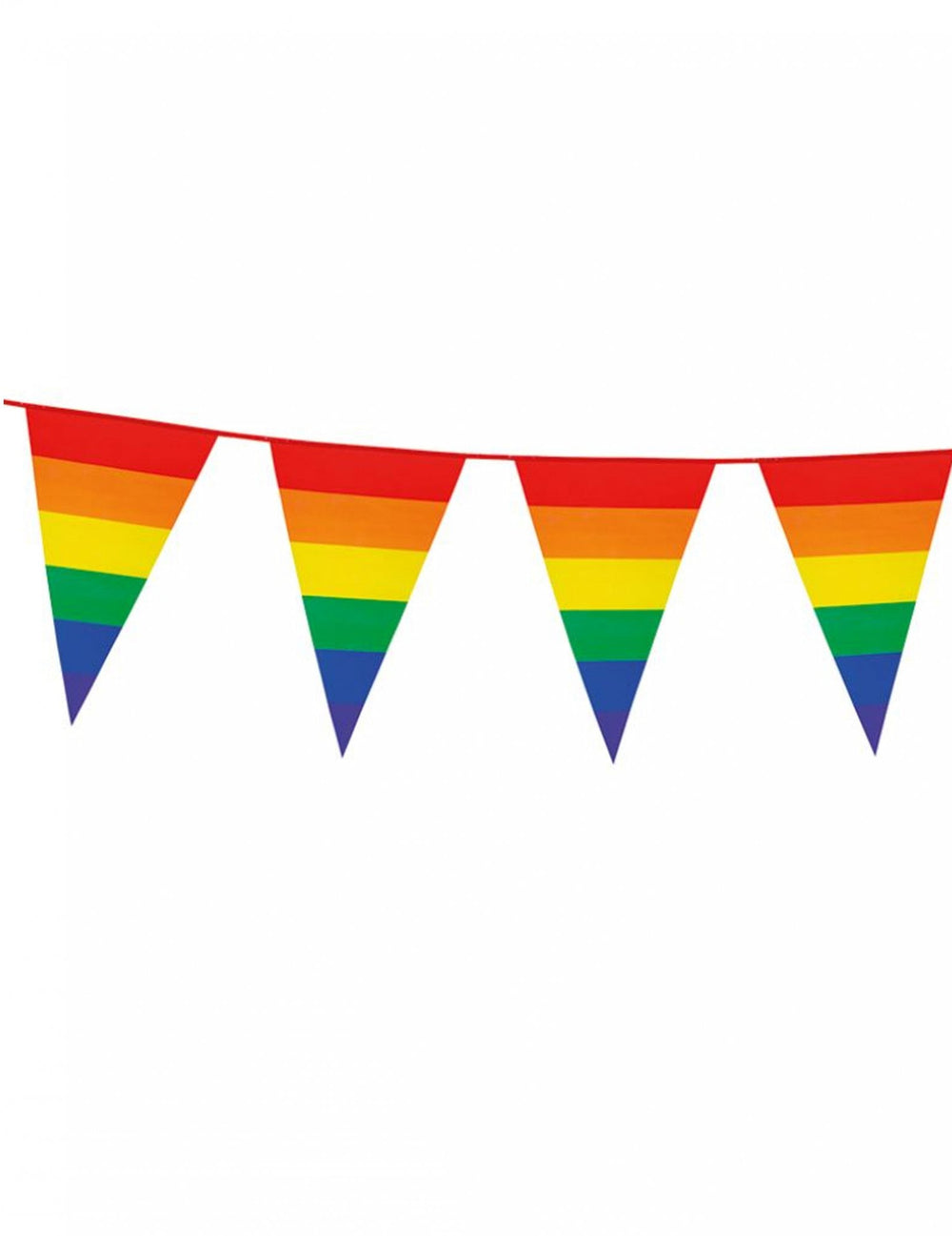 Guirlande fanions Arc-en-ciel pour fête multicolore