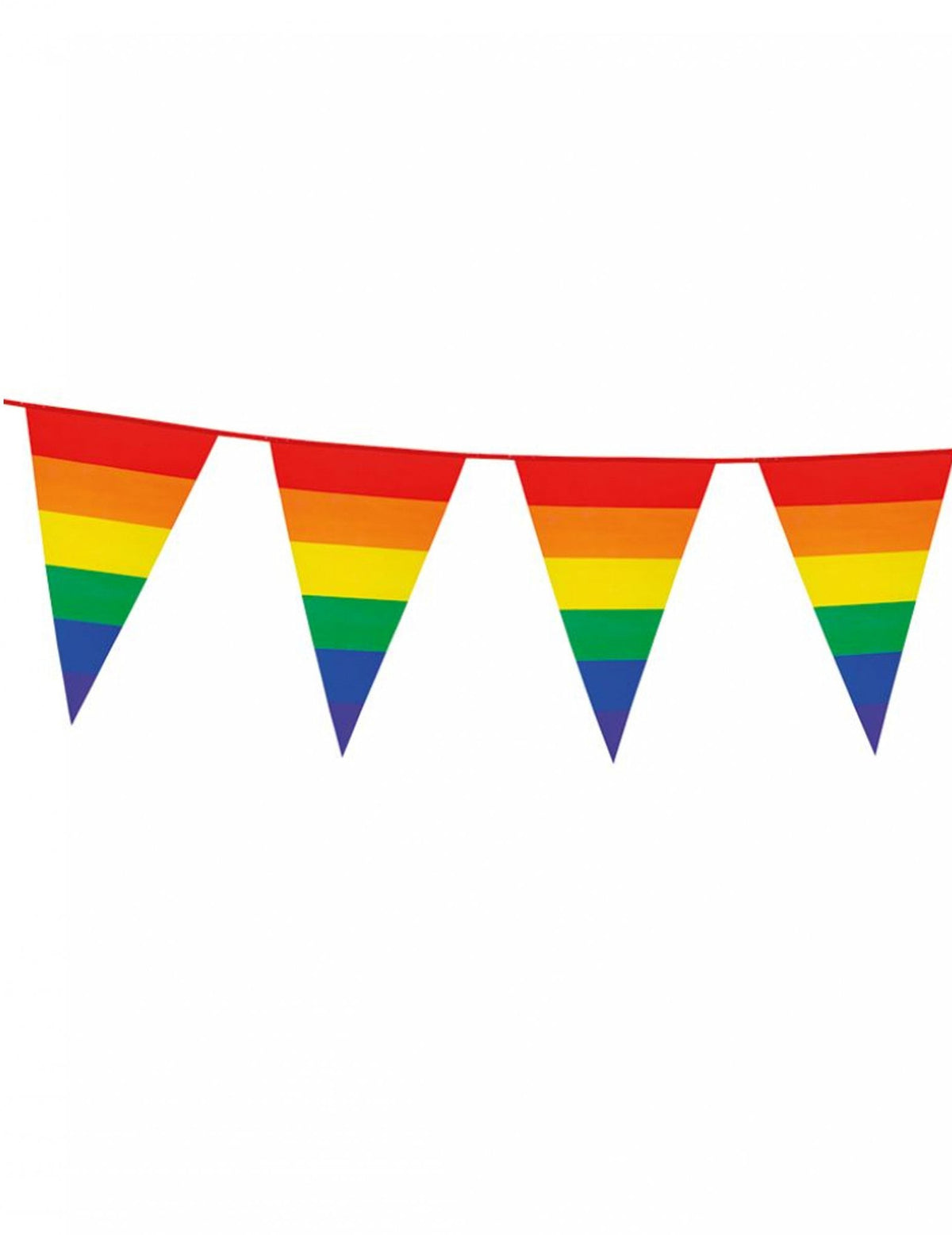 Guirlande fanions Arc-en-ciel pour fête multicolore