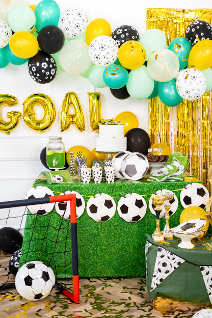 Mise en situation de la guirlande fanions football