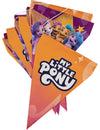 Guirlande fanions My Little Pony orange et violette
