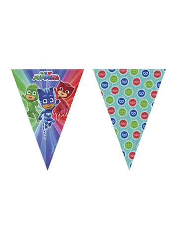 Girlanda s vlaječkou PJ Masks 2,3 m x 25 m cm