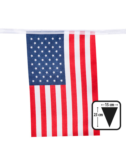 US 4 metry vlajky girland