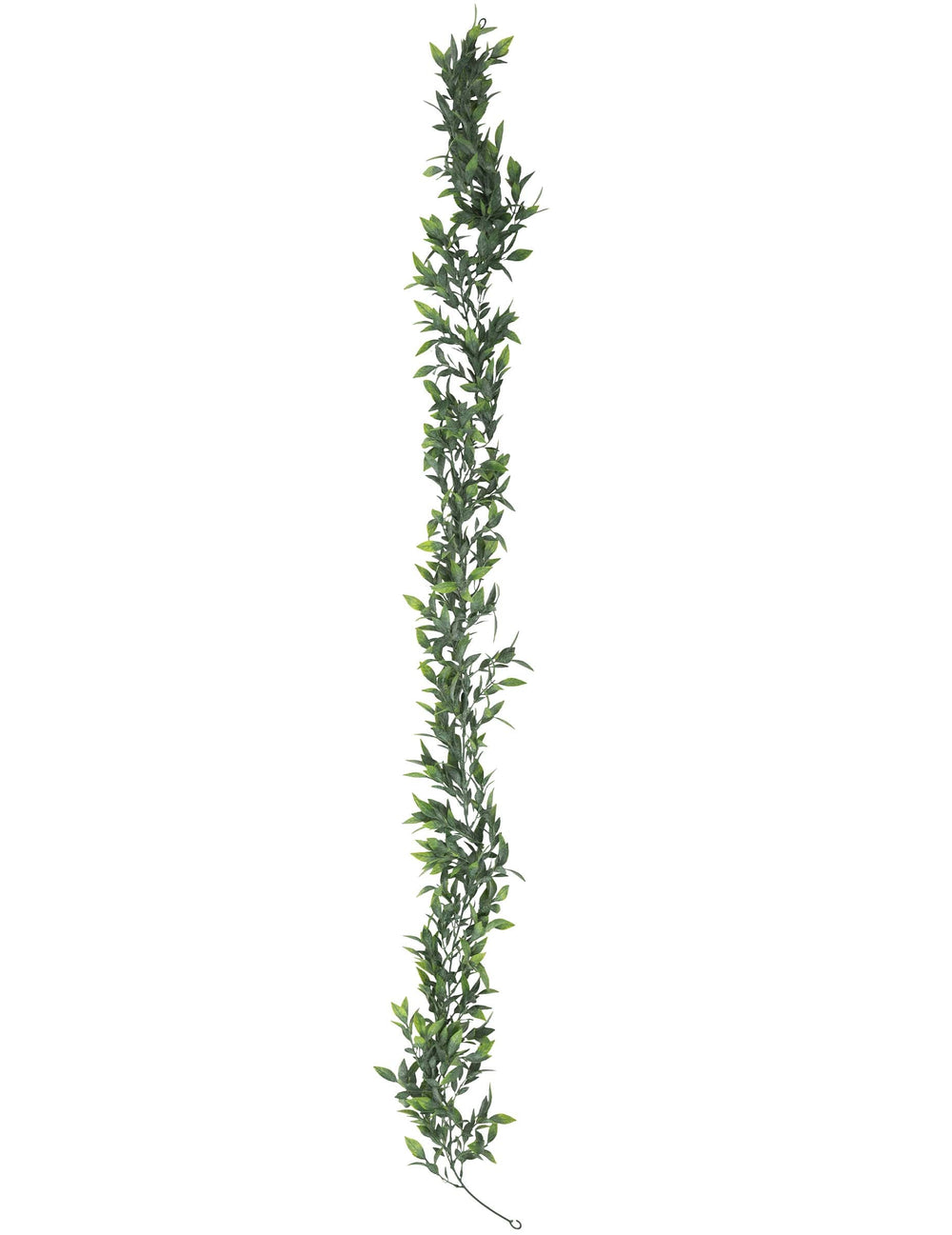 Guirlande feuilles de saule pleureur pour décoration de table verte