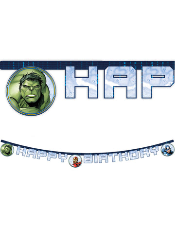 Girlanda s motivem Avengers Mighty k narozeninám