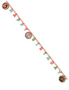 Guirlande Happy Birthday Vaiana 2 pour enfant rose avec personnages