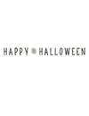 Guirlande Happy Halloween toile d'araignée pour fête noire