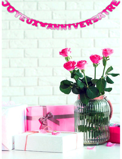 Všechno nejlepší k narozeninám Girland Fuchsia 280 cm