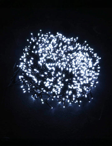 Venkovní girlanda se studeným bílým světlem 20 m 1000 LED