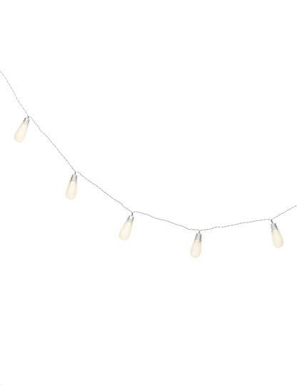 Guirlande lumineuse et sonore effrayante pour Halloween blanche