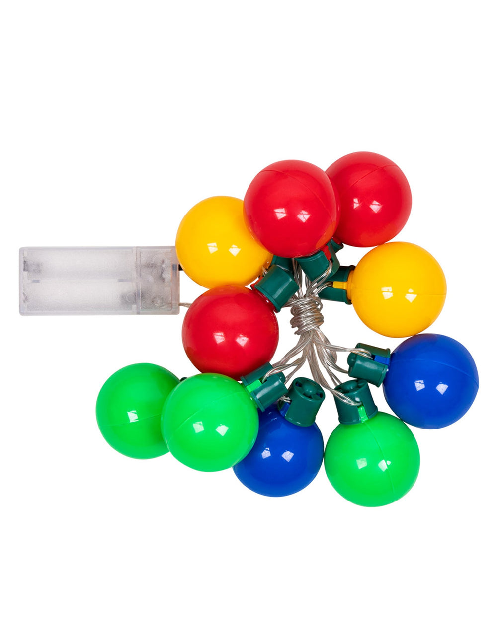 Boîtier à piles et câble de la guirlande lumineuse multicolore pour fête