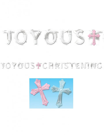 Personalizovatelný girland ke svatému přijímání s vyměnitelnými kříži 