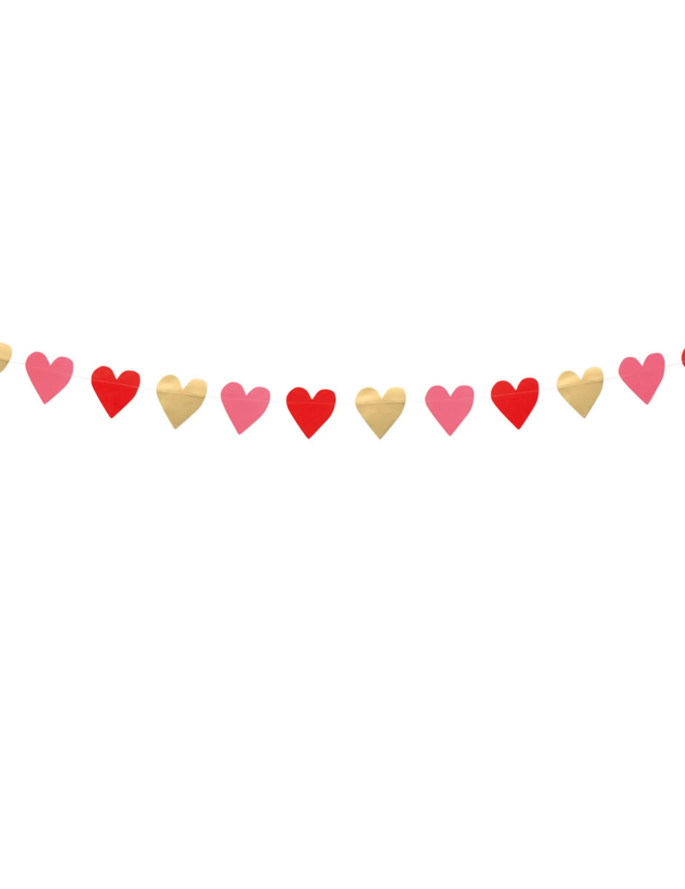 Ukázka použití girlandy s malými srdíčky Love you
