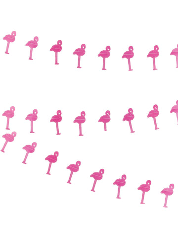 3m malá girlanda s růžovými plameňáky