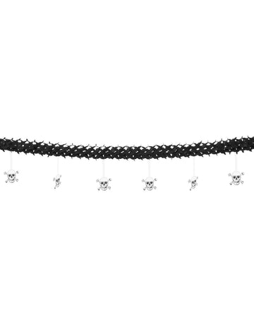 Papírová girlanda Pirát Jolly Roger 4m