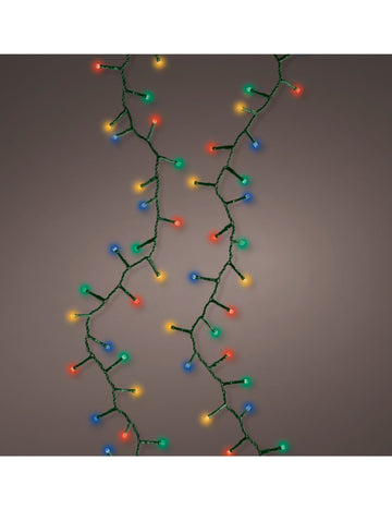 Barevný světelný řetěz 600 LED 15 m 