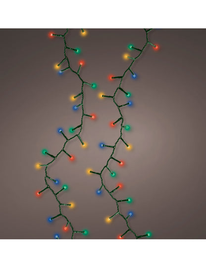 Barevný světelný řetěz 600 LED 15 m 