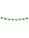 Guirlande de trèfles Saint Patrick pour fête verte métallisée